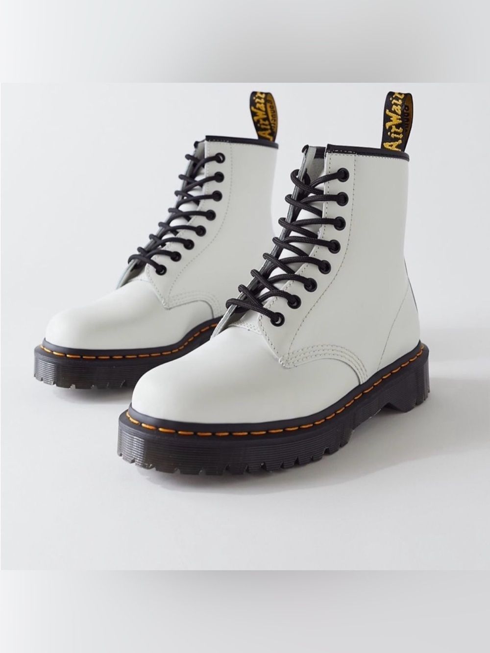 Dr. Martens 1460 White Smooth Leather
Platform Boot
